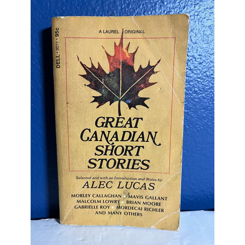 Great Canadian‎ Short Stories Vintage Antique Book